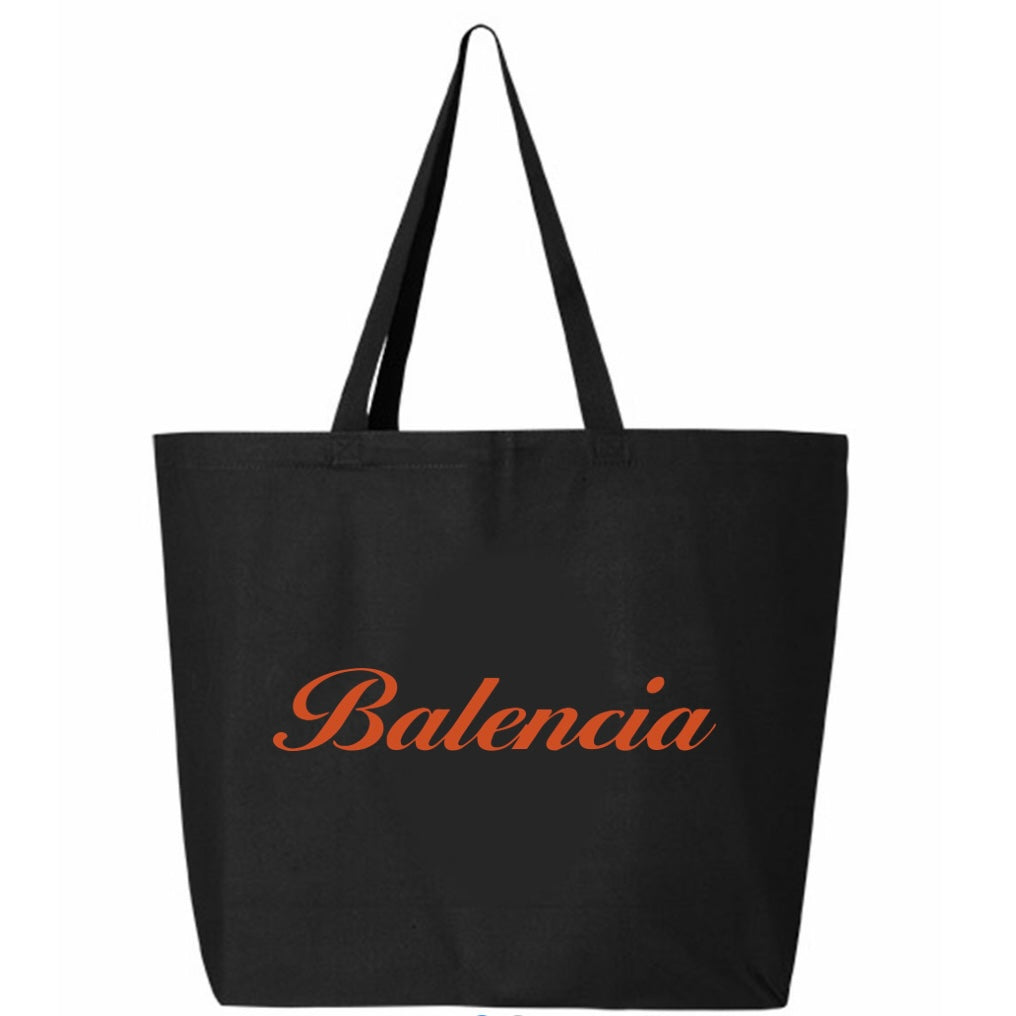 BALENCIA Original "Phoenix" Black Large Tote Bag